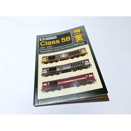  Class 58 "Operation and Technical Manual" Book